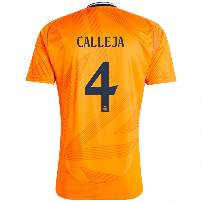 Lapset Jaime Calleja #4 Oranssi Vieraspaita 2024/25 Lyhythihainen Paita T-Paita