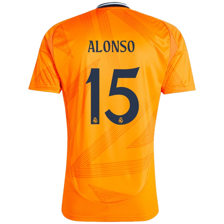 Lapset Borja Alonso #15 Oranssi Vieraspaita 2024/25 Lyhythihainen Paita T-Paita