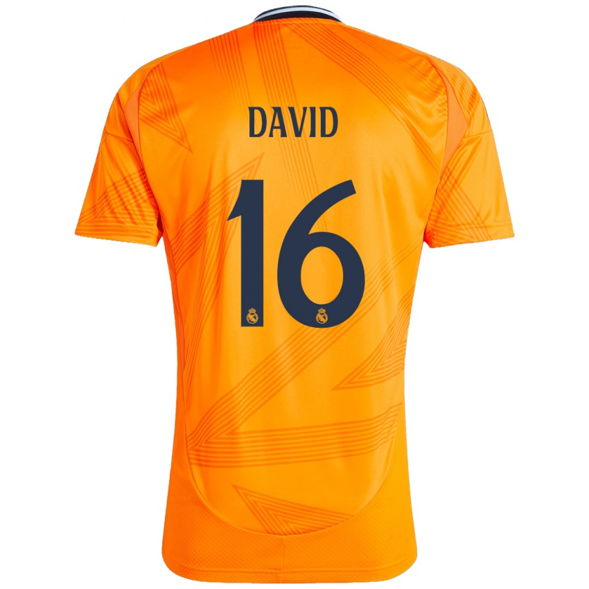 Lapset Antonio David #16 Oranssi Vieraspaita 2024/25 Lyhythihainen Paita T-Paita