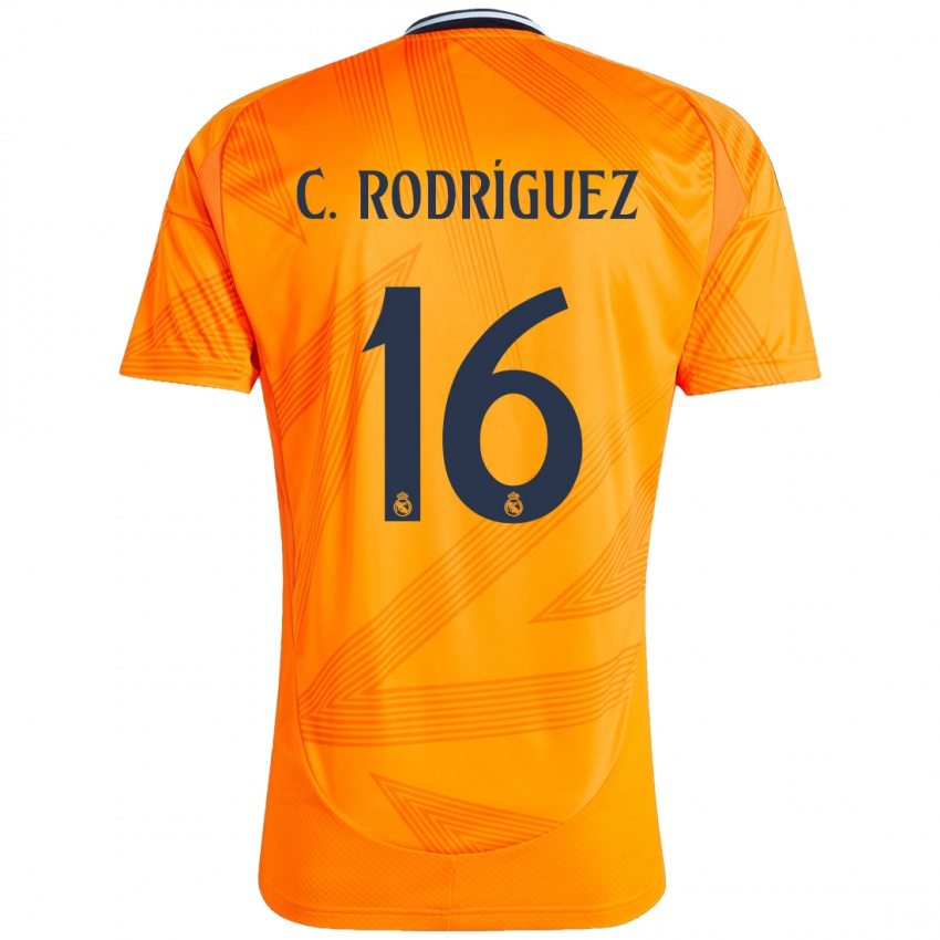 Lapset Carlos Rodríguez #16 Oranssi Vieraspaita 2024/25 Lyhythihainen Paita T-Paita