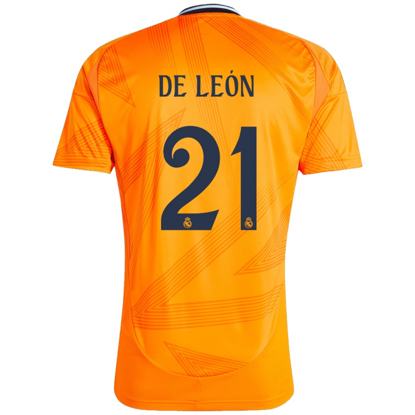 Lapset Jeremy De León #21 Oranssi Vieraspaita 2024/25 Lyhythihainen Paita T-Paita