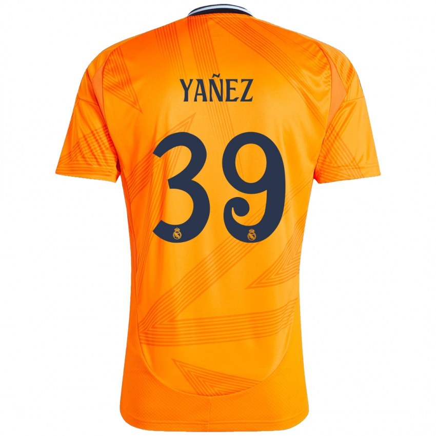 Lapset Daniel Yañez #39 Oranssi Vieraspaita 2024/25 Lyhythihainen Paita T-Paita