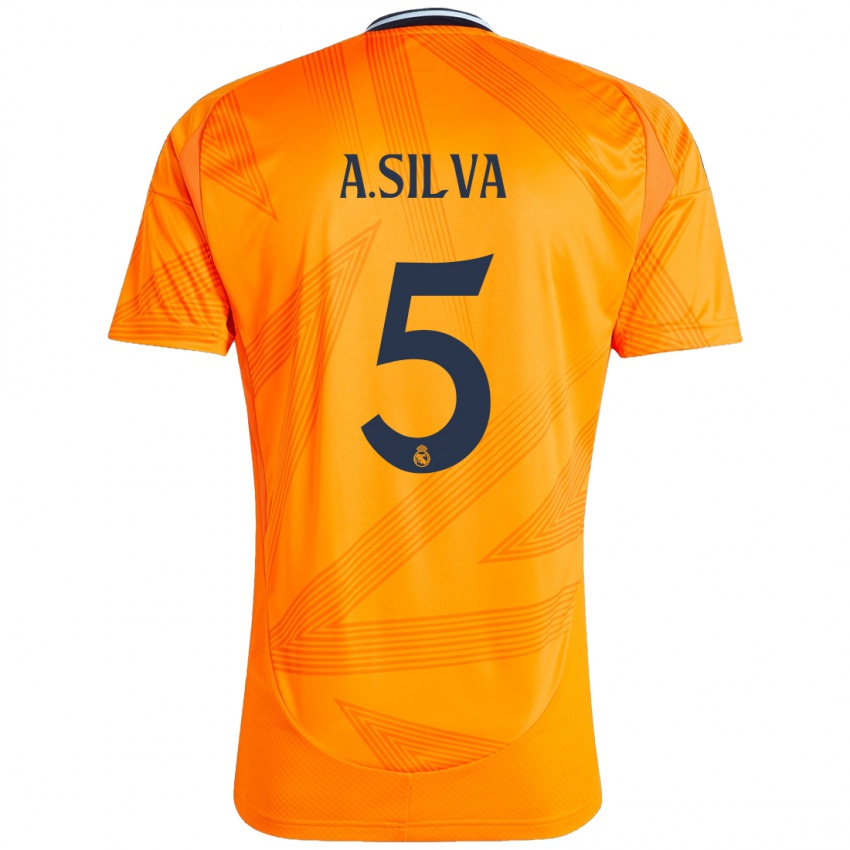 Lapset Antonia Silva #5 Oranssi Vieraspaita 2024/25 Lyhythihainen Paita T-Paita