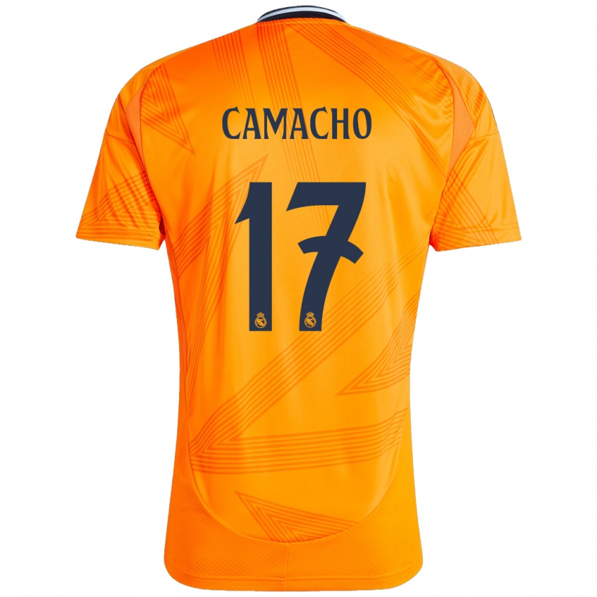 Lapset Carla Camacho #17 Oranssi Vieraspaita 2024/25 Lyhythihainen Paita T-Paita