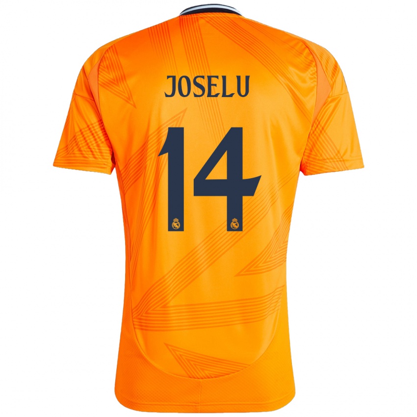 Lapset Joselu #14 Oranssi Vieraspaita 2024/25 Lyhythihainen Paita T-Paita