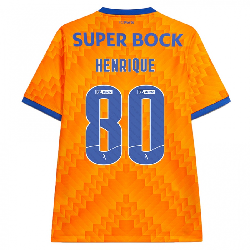 Lapset Kaio Henrique #80 Oranssi Vieraspaita 2024/25 Lyhythihainen Paita T-Paita