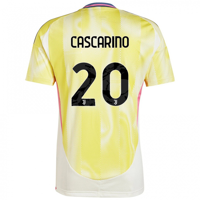 Lapset Estelle Cascarino #20 Auringon Keltainen Vieraspaita 2024/25 Lyhythihainen Paita T-Paita