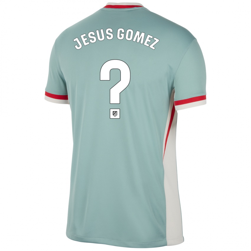 Lapset Jesus Gomez #0 Vaalea Beige Sininen Vieraspaita 2024/25 Lyhythihainen Paita T-Paita