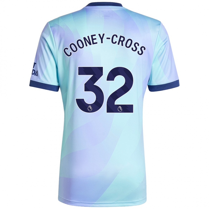 Lapset Kyra Cooney-Cross #32 Aqua Kolmas Sarja 2024/25 Lyhythihainen Paita T-Paita