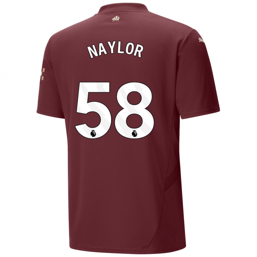 Lapset Seb Naylor #58 Kastanjanruskea Kolmas Sarja 2024/25 Lyhythihainen Paita T-Paita