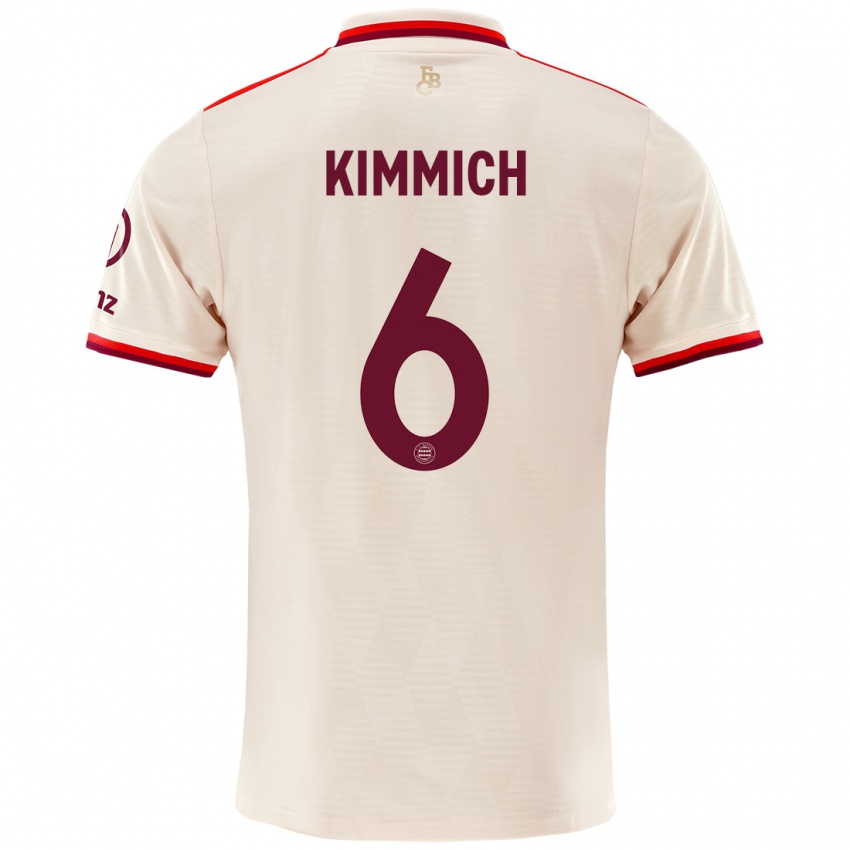 Lapset Joshua Kimmich #6 Liinavaatteet Kolmas Sarja 2024/25 Lyhythihainen Paita T-Paita