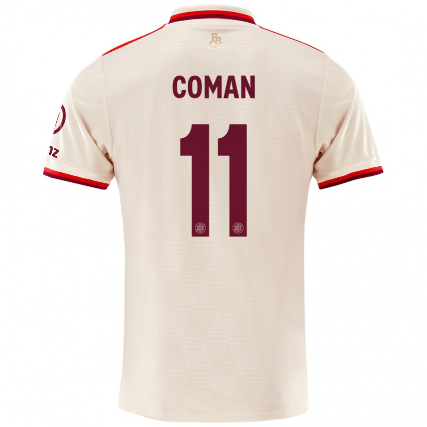 Lapset Kingsley Coman #11 Liinavaatteet Kolmas Sarja 2024/25 Lyhythihainen Paita T-Paita