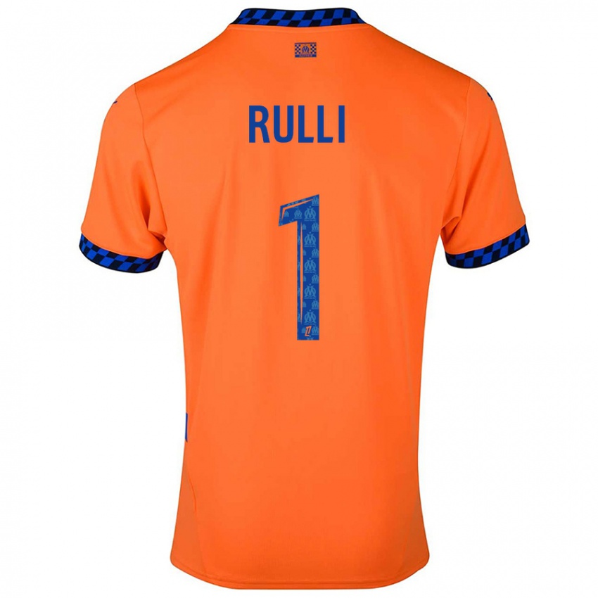 Lapset Gerónimo Rulli #1 Oranssi Tummansininen Kolmas Sarja 2024/25 Lyhythihainen Paita T-Paita