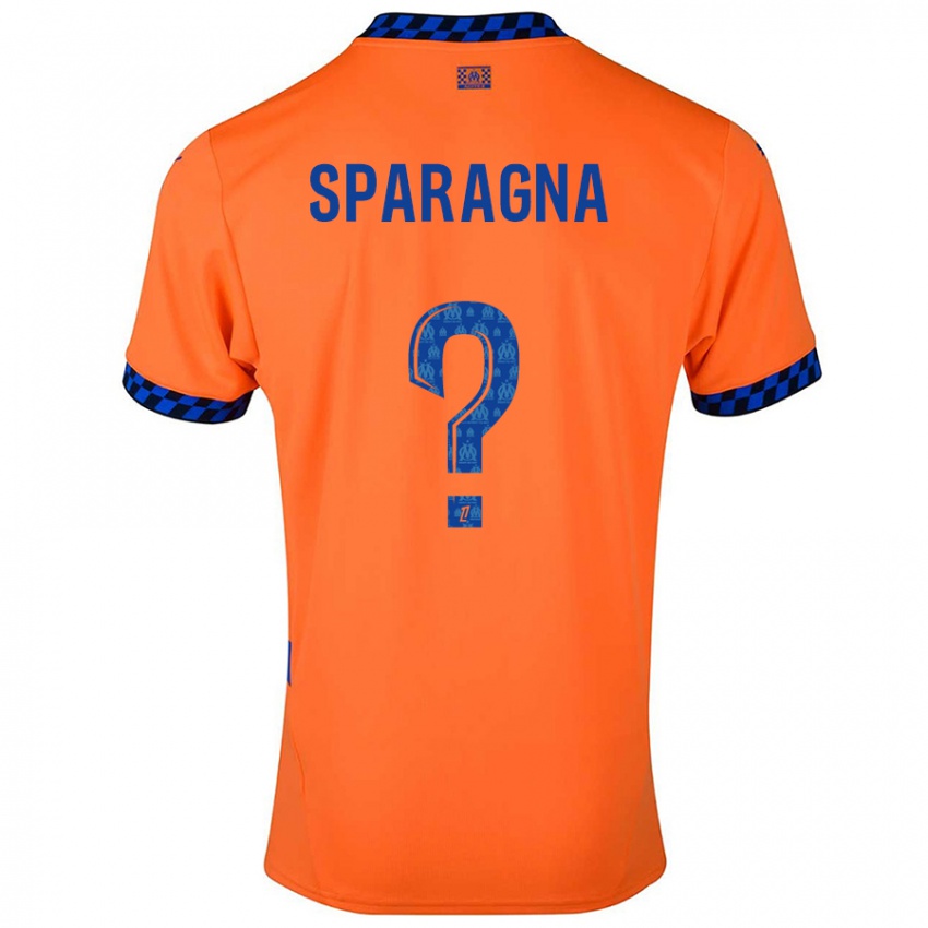 Lapset Stéphane Sparagna #0 Oranssi Tummansininen Kolmas Sarja 2024/25 Lyhythihainen Paita T-Paita