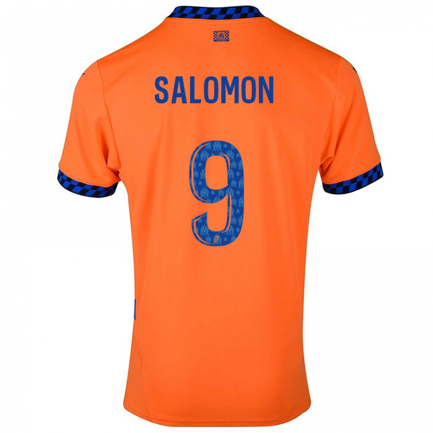 Lapset Maeva Salomon #9 Oranssi Tummansininen Kolmas Sarja 2024/25 Lyhythihainen Paita T-Paita