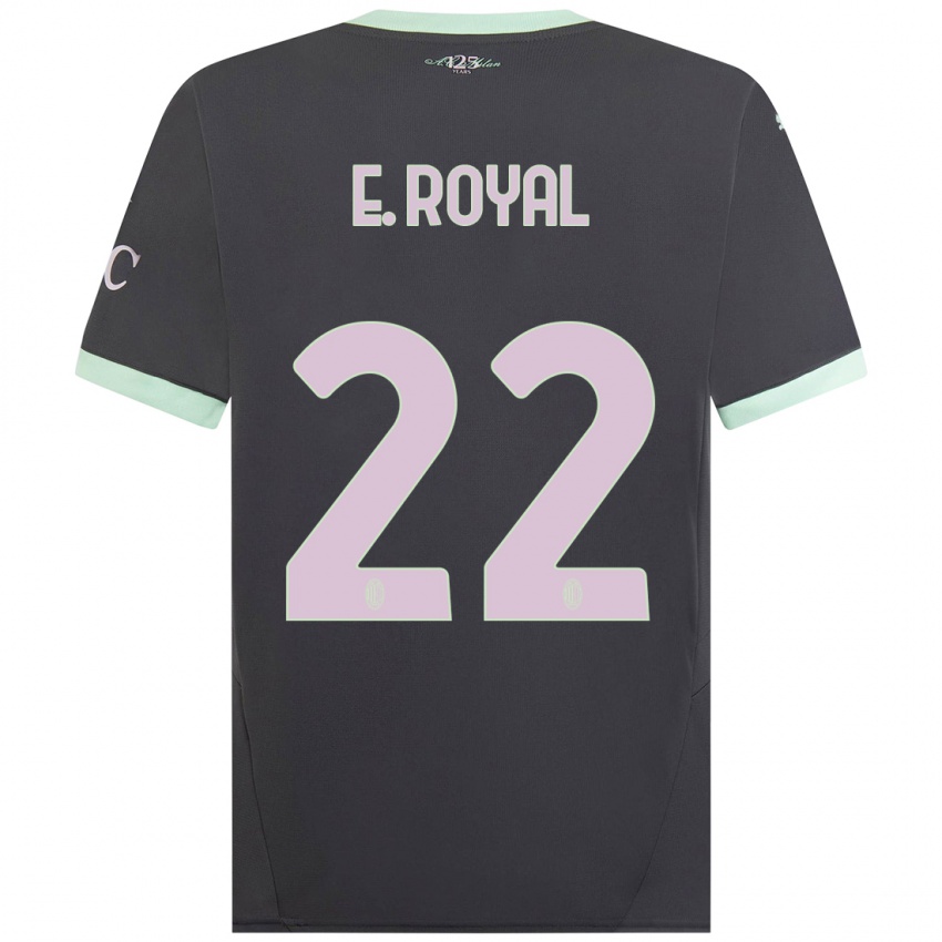 Lapset Emerson Royal #22 Harmaa Kolmas Sarja 2024/25 Lyhythihainen Paita T-Paita