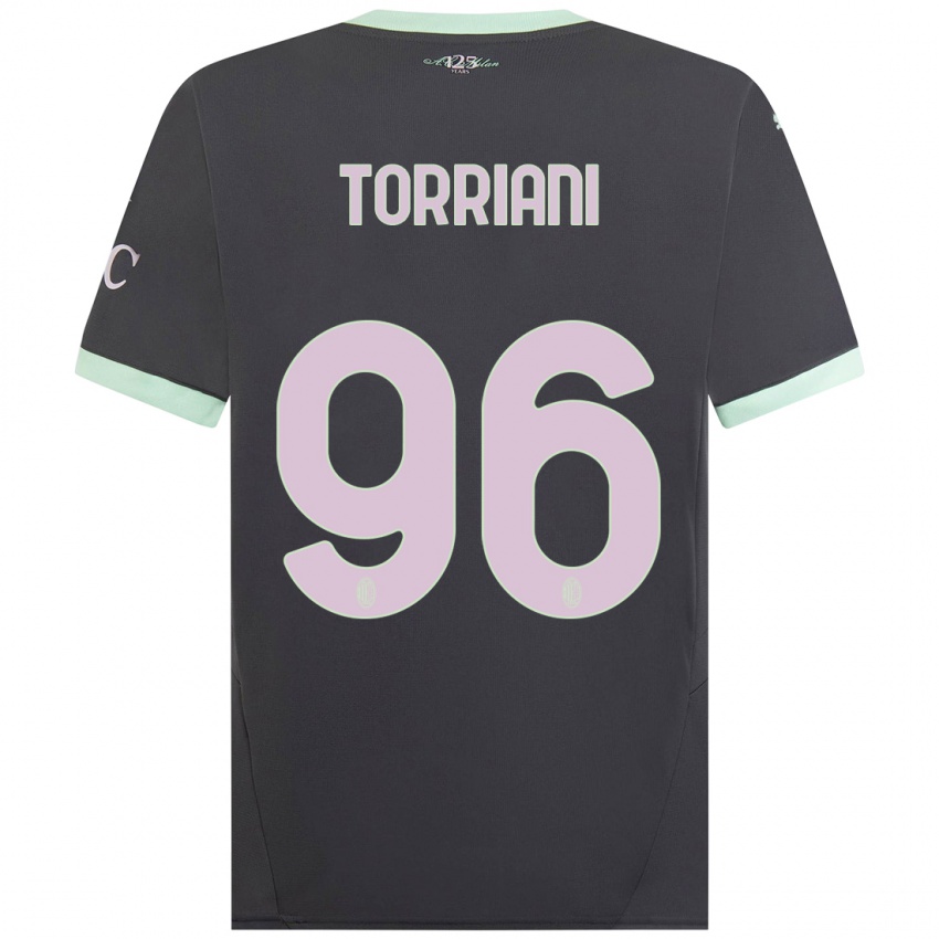 Lapset Lorenzo Torriani #96 Harmaa Kolmas Sarja 2024/25 Lyhythihainen Paita T-Paita