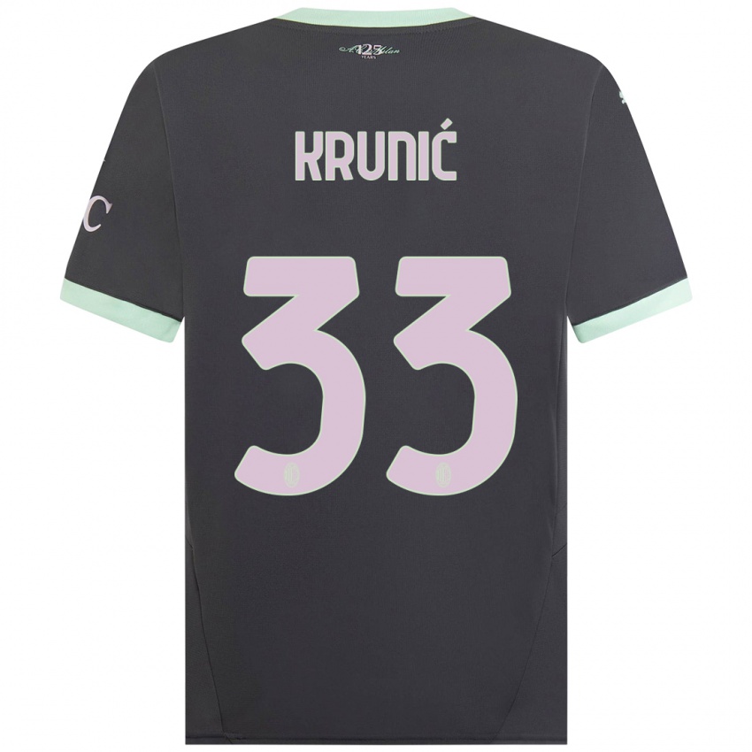 Lapset Rade Krunic #33 Harmaa Kolmas Sarja 2024/25 Lyhythihainen Paita T-Paita