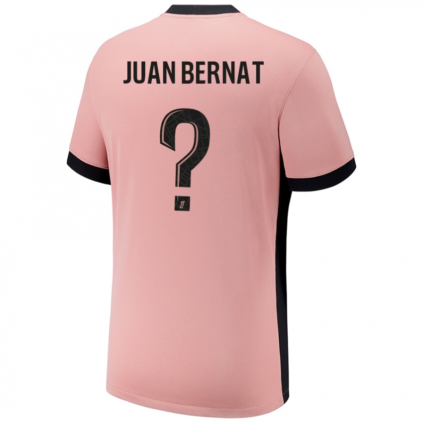 Lapset Juan Bernat #0 Ruosteen Pinkki Kolmas Sarja 2024/25 Lyhythihainen Paita T-Paita