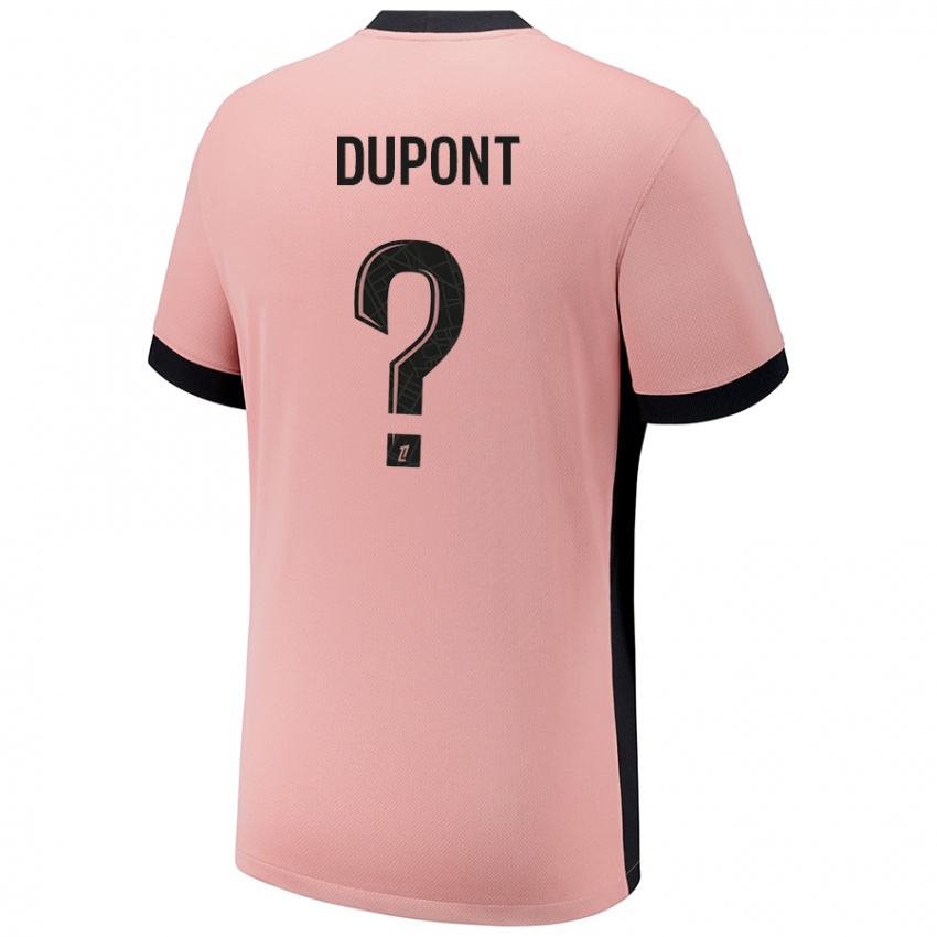 Lapset Raphaël Dupont #0 Ruosteen Pinkki Kolmas Sarja 2024/25 Lyhythihainen Paita T-Paita