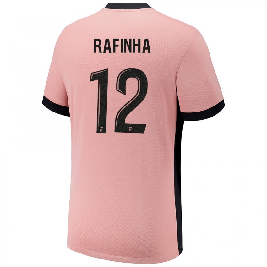 Lapset Rafinha #12 Ruosteen Pinkki Kolmas Sarja 2024/25 Lyhythihainen Paita T-Paita