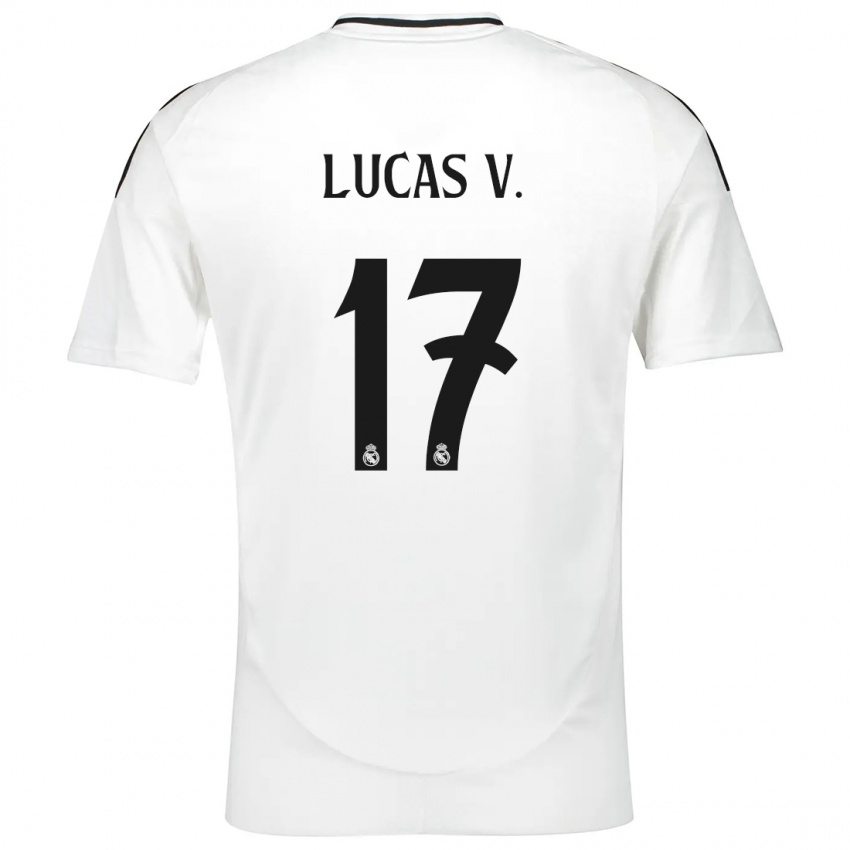 Miesten Lucas Vazquez #17 Valkoinen Kotipaita 2024/25 Lyhythihainen Paita T-Paita