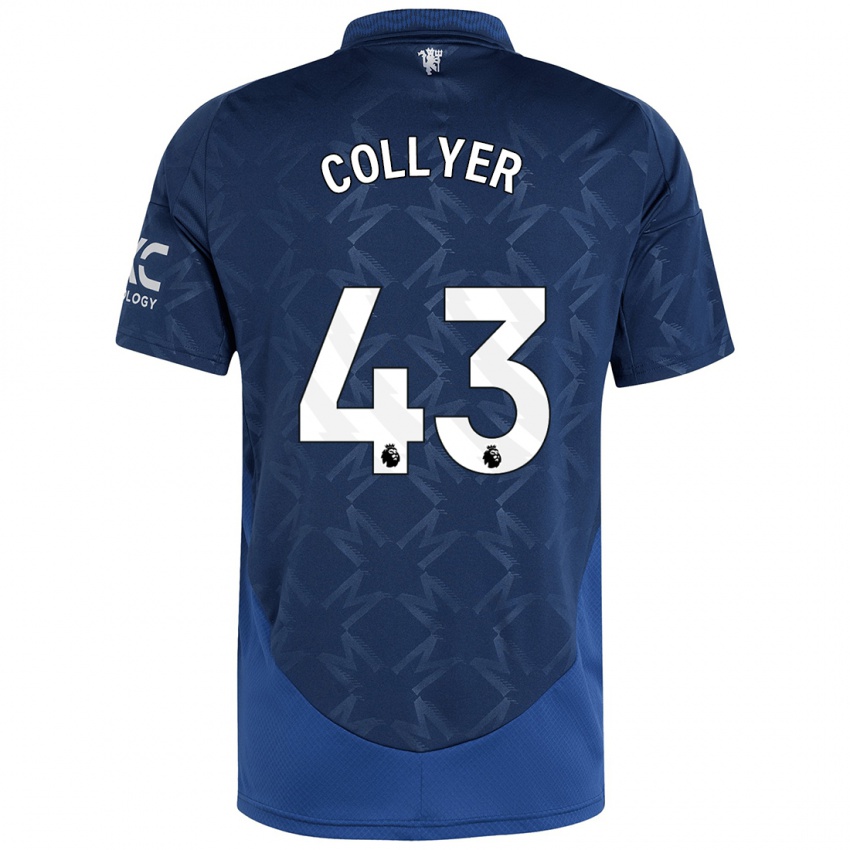 Miesten Toby Collyer #43 Indigo Vieraspaita 2024/25 Lyhythihainen Paita T-Paita