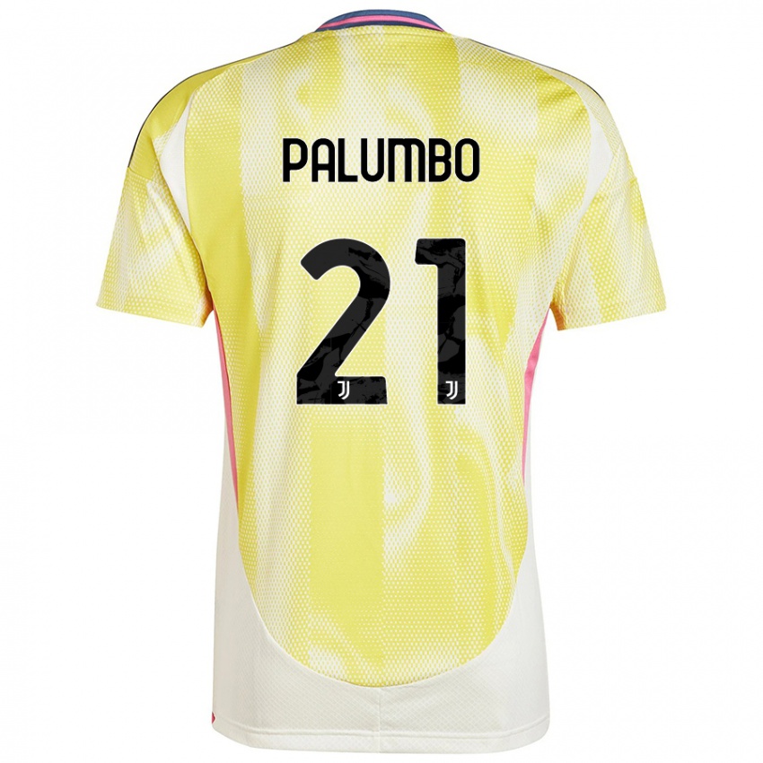 Miesten Martin Palumbo #21 Auringon Keltainen Vieraspaita 2024/25 Lyhythihainen Paita T-Paita