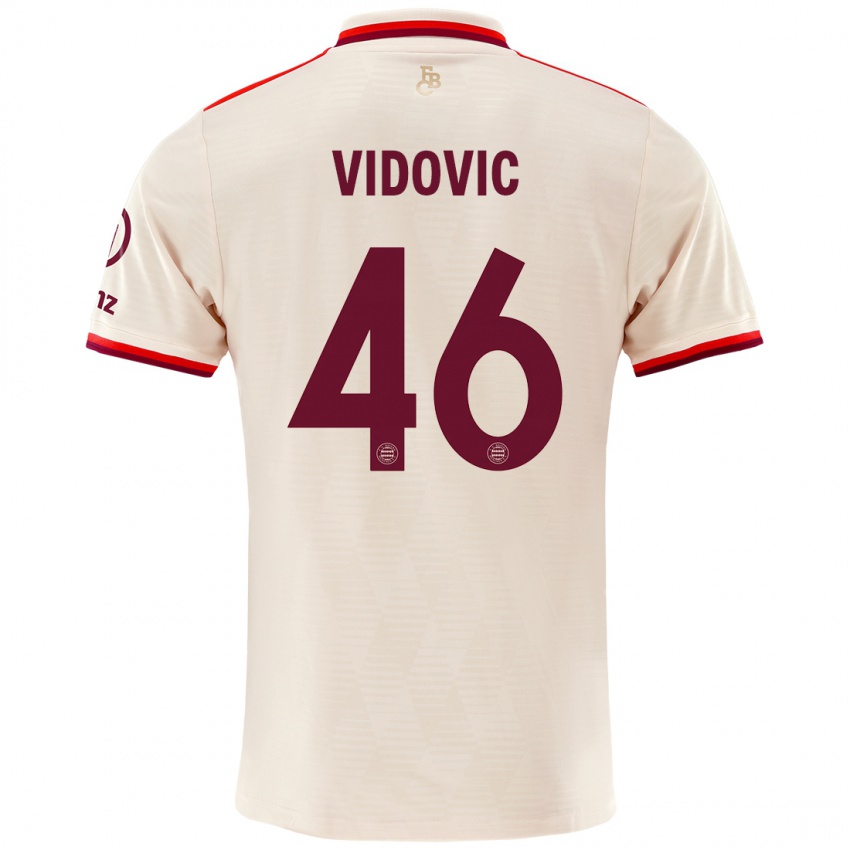 Miesten Gabriel Vidovic #46 Liinavaatteet Kolmas Sarja 2024/25 Lyhythihainen Paita T-Paita