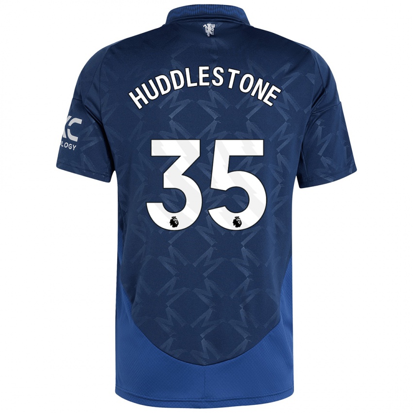 Naisten Tom Huddlestone #35 Indigo Vieraspaita 2024/25 Lyhythihainen Paita T-Paita