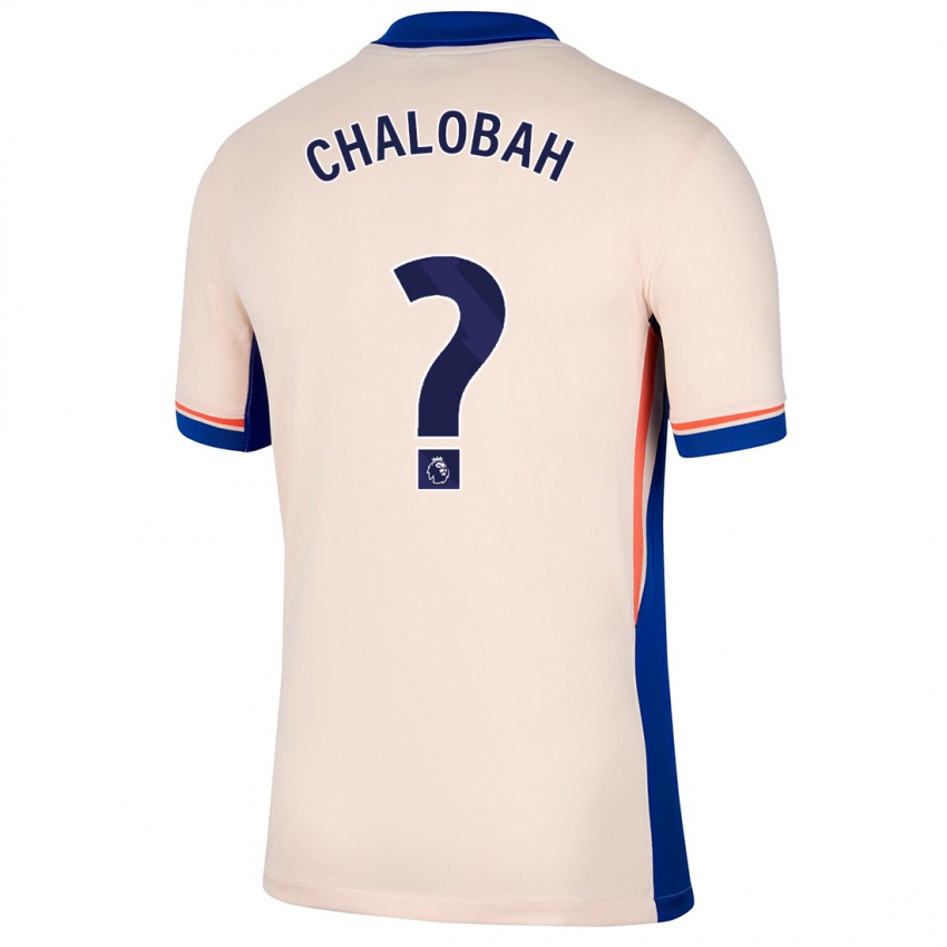 Naisten Trevoh Chalobah #0 Vaalea Beige Vieraspaita 2024/25 Lyhythihainen Paita T-Paita