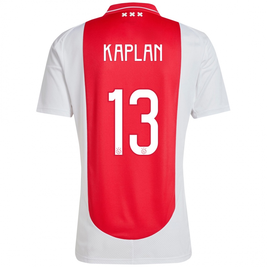 Lapset Ahmetcan Kaplan #13 Punainen Valkoinen Kotipaita 2024/25 Lyhythihainen Paita T-Paita