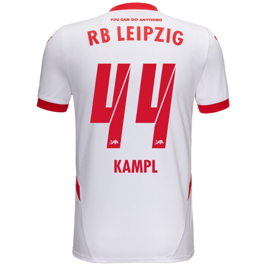 Lapset Kevin Kampl #44 Valkoinen Punainen Kotipaita 2024/25 Lyhythihainen Paita T-Paita