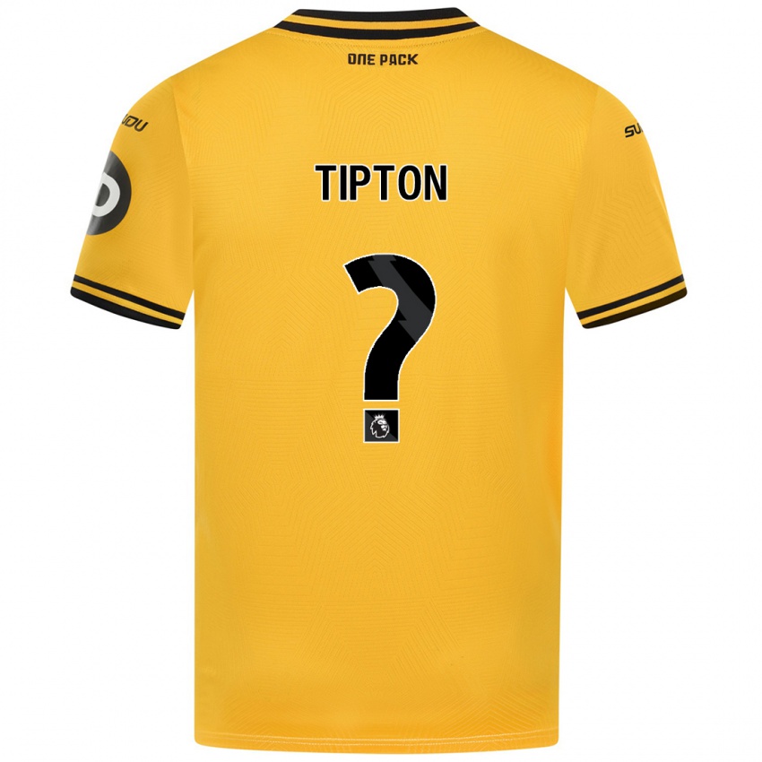 Lapset Ollie Tipton #0 Keltainen Kotipaita 2024/25 Lyhythihainen Paita T-Paita