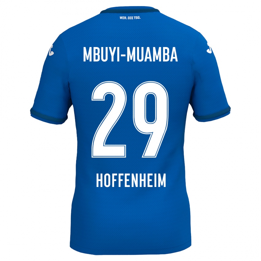 Lapset Hubert Mbuyi-Muamba #29 Kuninkaallinen Sininen Kotipaita 2024/25 Lyhythihainen Paita T-Paita