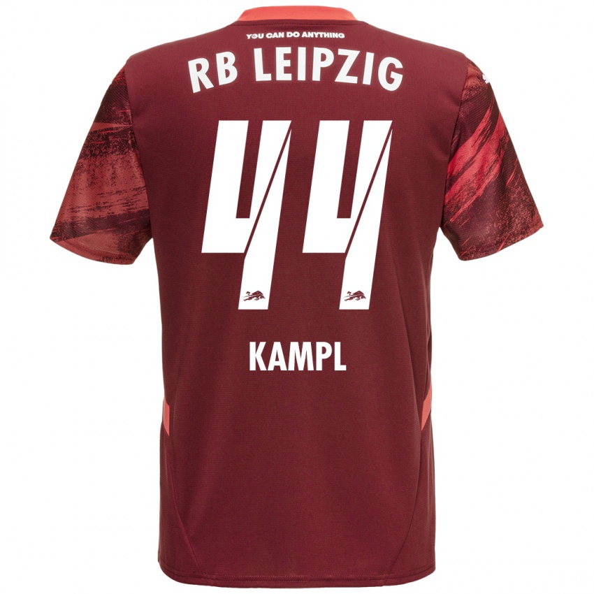 Lapset Kevin Kampl #44 Burgundia Vieraspaita 2024/25 Lyhythihainen Paita T-Paita