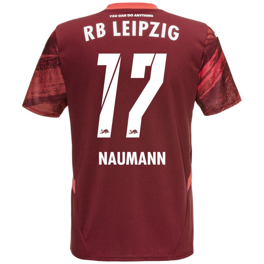 Lapset Carlos Naumann #17 Burgundia Vieraspaita 2024/25 Lyhythihainen Paita T-Paita