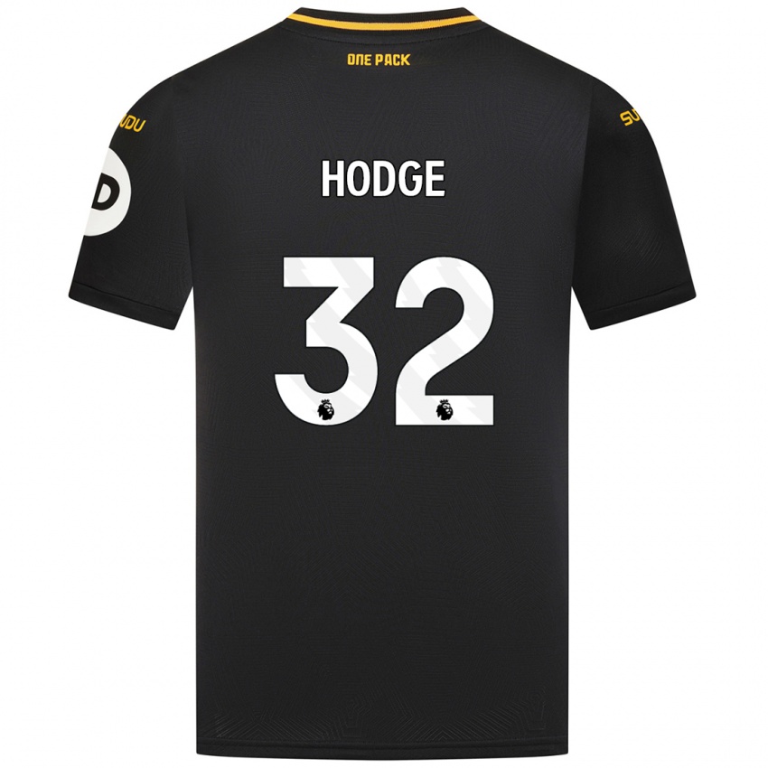 Lapset Joe Hodge #32 Musta Vieraspaita 2024/25 Lyhythihainen Paita T-Paita