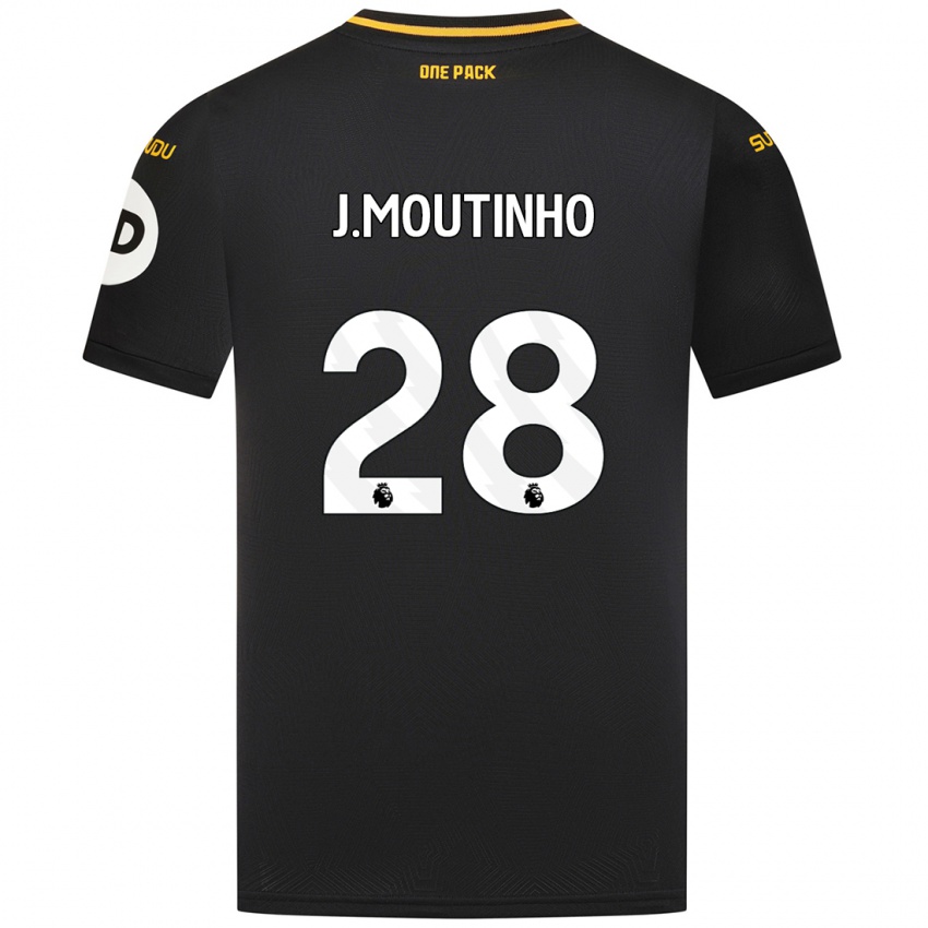 Lapset Joao Moutinho #28 Musta Vieraspaita 2024/25 Lyhythihainen Paita T-Paita