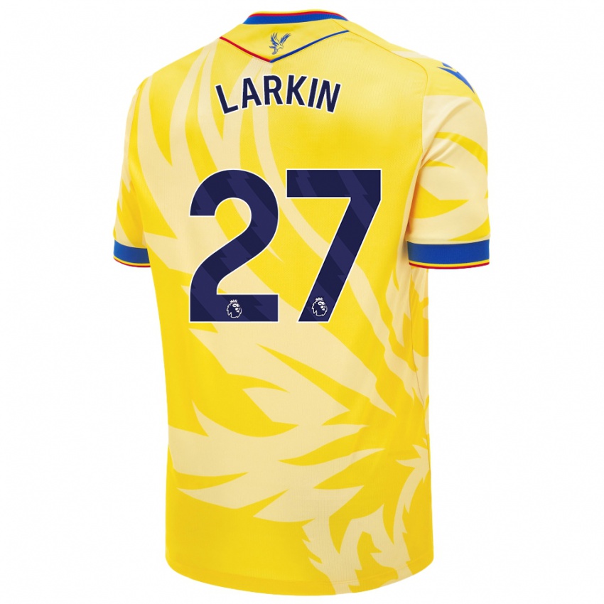 Lapset Abbie Larkin #27 Keltainen Vieraspaita 2024/25 Lyhythihainen Paita T-Paita