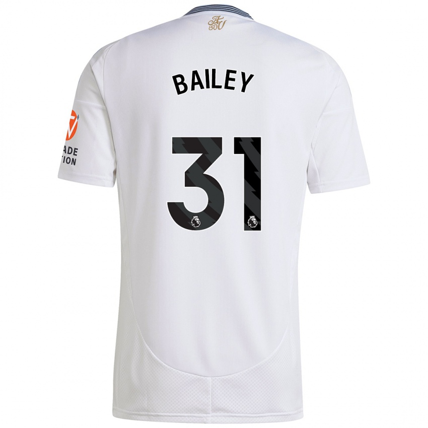 Lapset Leon Bailey #31 Valkoinen Vieraspaita 2024/25 Lyhythihainen Paita T-Paita