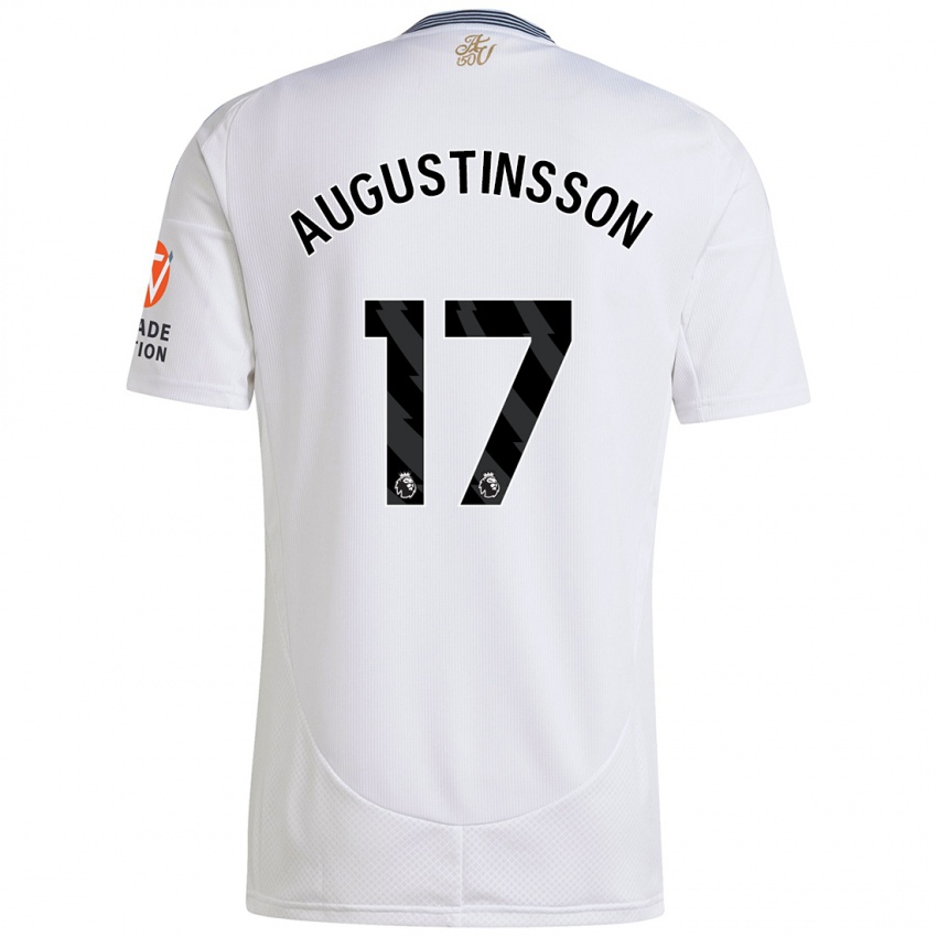 Lapset Ludwig Augustinsson #17 Valkoinen Vieraspaita 2024/25 Lyhythihainen Paita T-Paita