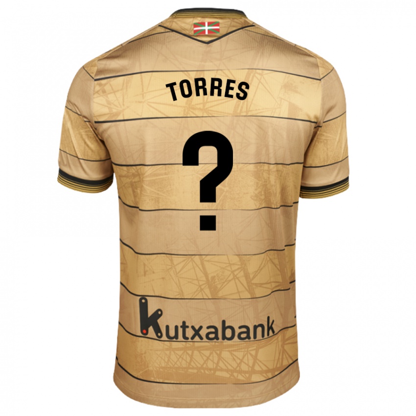 Lapset Domenic Torres #0 Ruskea Vieraspaita 2024/25 Lyhythihainen Paita T-Paita