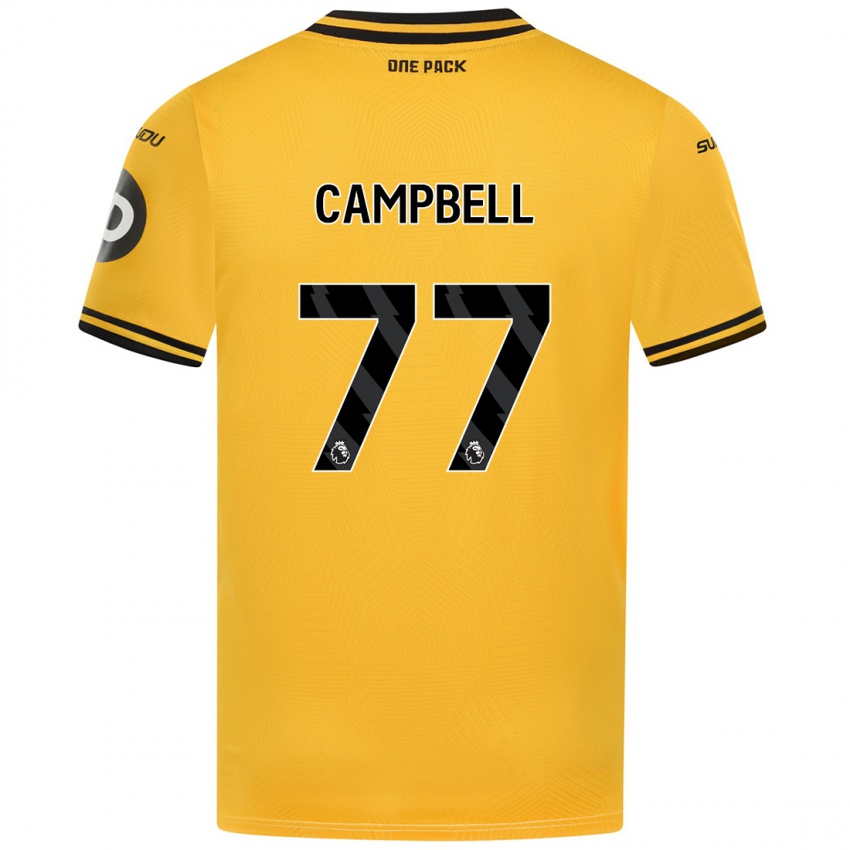 Miesten Chem Campbell #77 Keltainen Kotipaita 2024/25 Lyhythihainen Paita T-Paita