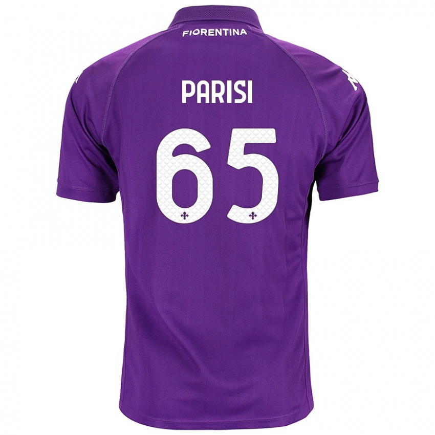 Lapset Fabiano Parisi #65 Violetti Kotipaita 2024/25 Lyhythihainen Paita T-Paita