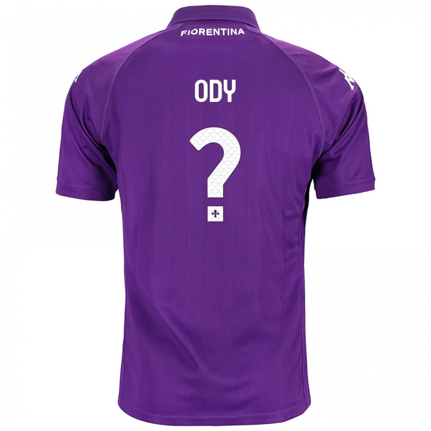 Lapset Edwin Ody #0 Violetti Kotipaita 2024/25 Lyhythihainen Paita T-Paita