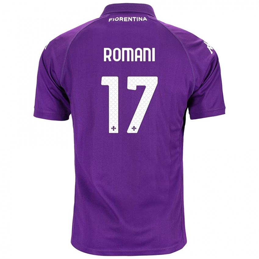 Lapset Lorenzo Romani #17 Violetti Kotipaita 2024/25 Lyhythihainen Paita T-Paita