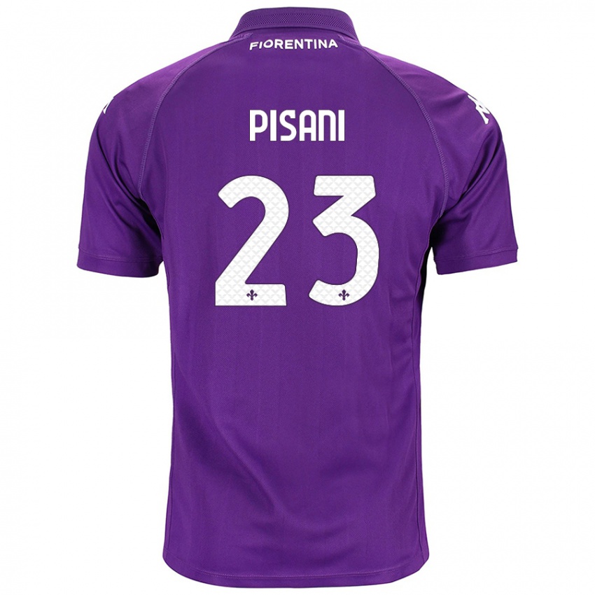 Lapset Diego Pisani #23 Violetti Kotipaita 2024/25 Lyhythihainen Paita T-Paita