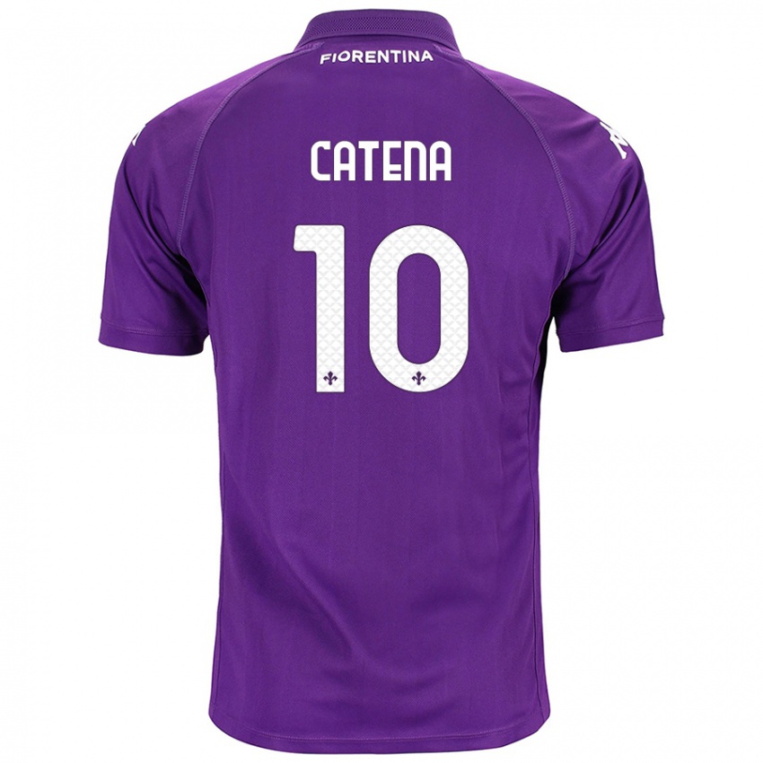 Lapset Michaela Catena #10 Violetti Kotipaita 2024/25 Lyhythihainen Paita T-Paita