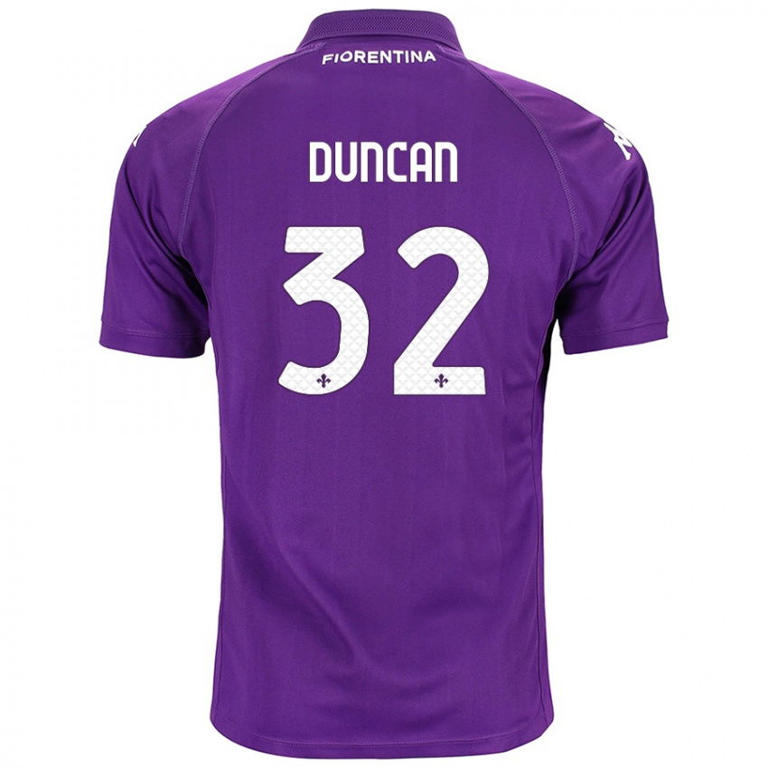 Lapset Alfred Duncan #32 Violetti Kotipaita 2024/25 Lyhythihainen Paita T-Paita